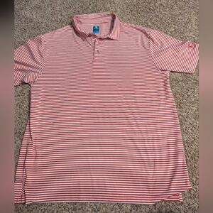 Pro Tour Striped Red Polo (Coolplay)